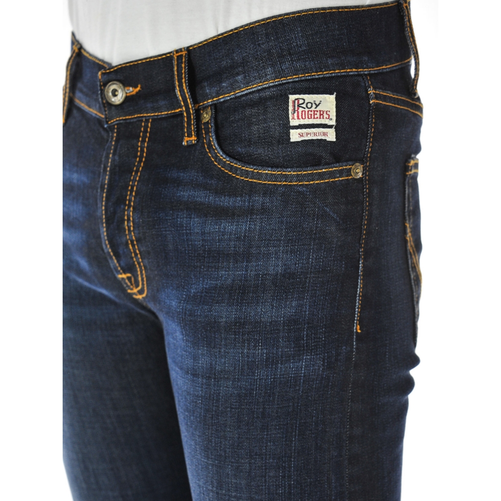 Roy Rogers - Jeans uomo PF18 slim fit Denim - Jeans |Bowdoo.com