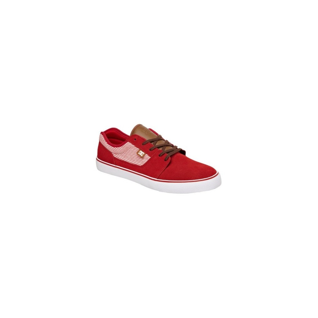 shoes white with red stripes