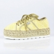 YELLOW PLATFORM ETHNIC SHOE