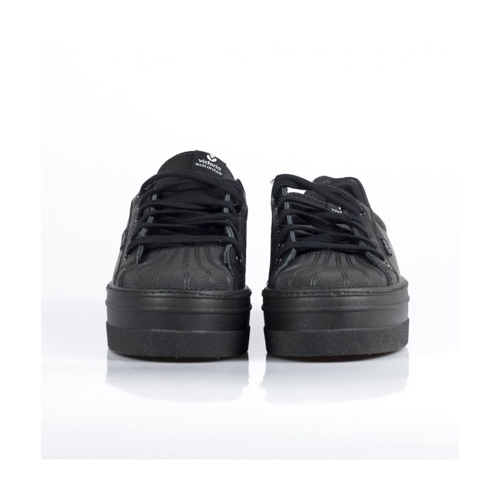 SCARPA BASSA DEPORTIVO PIEL NEGRO