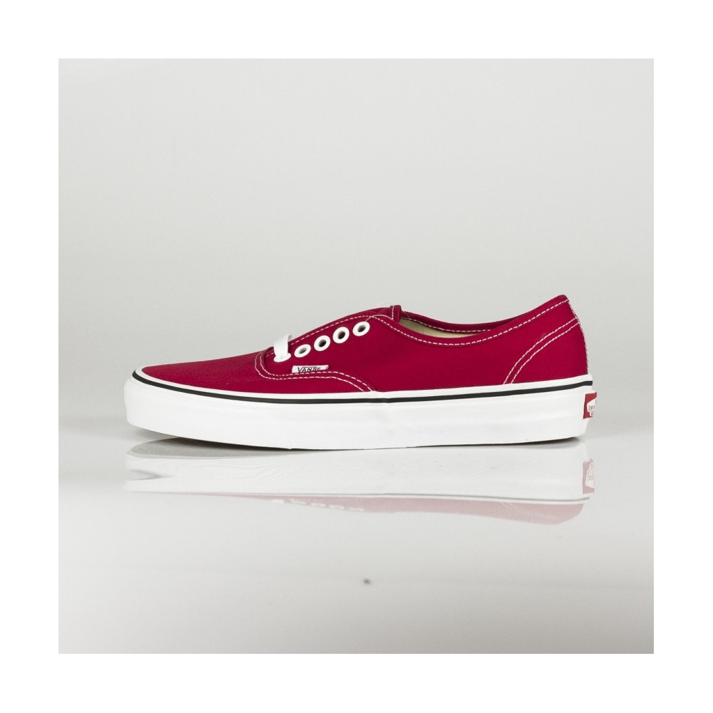 SCARPA BASSA AUTHENTIC CRIMSON CRIMSON/TRUE WHITE