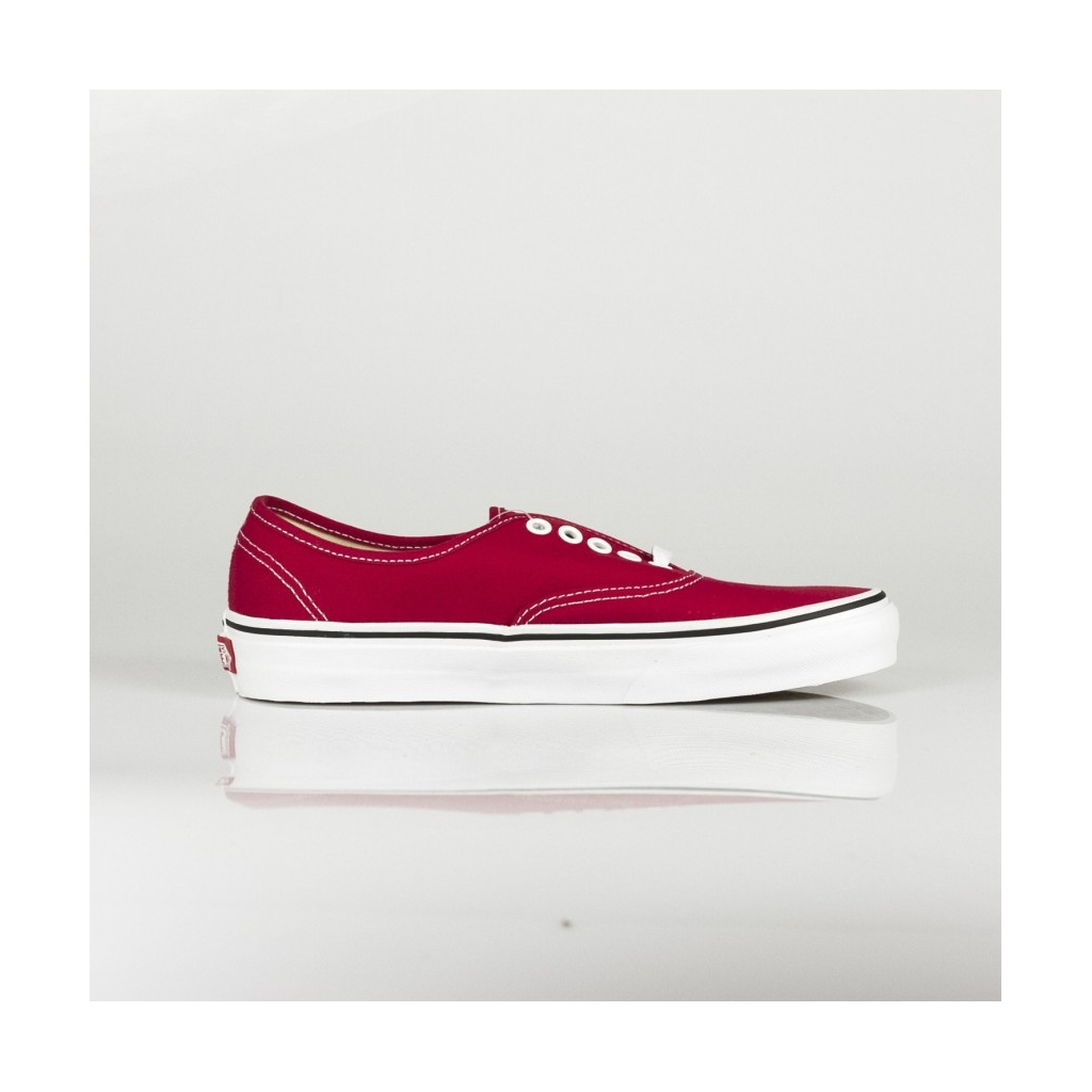 SCARPA BASSA AUTHENTIC CRIMSON CRIMSON/TRUE WHITE