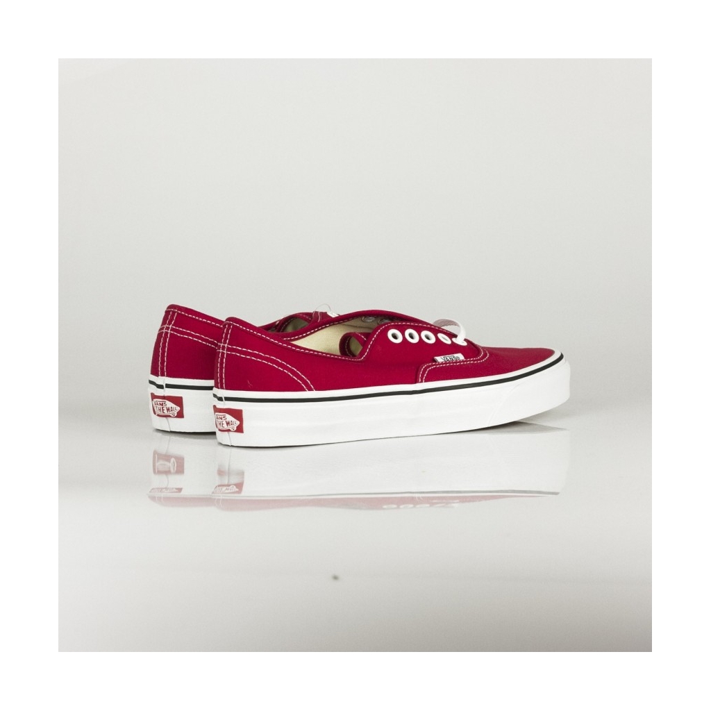 SCARPA BASSA AUTHENTIC CRIMSON CRIMSON/TRUE WHITE
