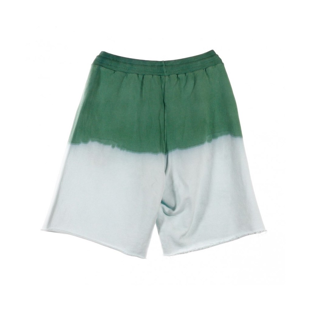 PANTALONE CORTO BERMUDA FELPA GREEN/WHITE