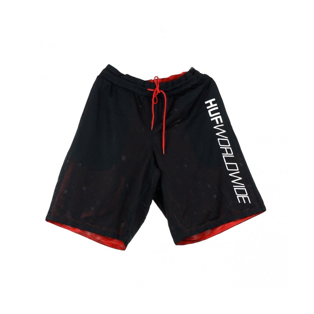 PANTALONE CORTO PLANTLIFE REVERSIBLE MESH SHORT BLACK