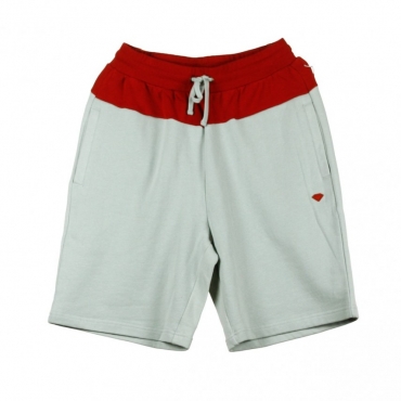 PANTALONE CORTO OG SCRIPT SWEATSHORTS GREY/RED