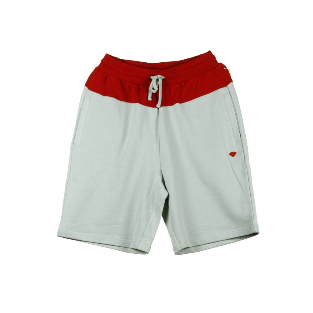 PANTALONE CORTO OG SCRIPT SWEATSHORTS GREY/RED