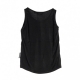 RIBBED TANK TOP JERSEY SCHWARZ LAM
