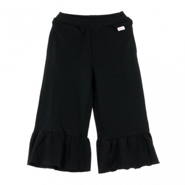 PANTALONE LUNGO CULOTTE VOLANT BLACK