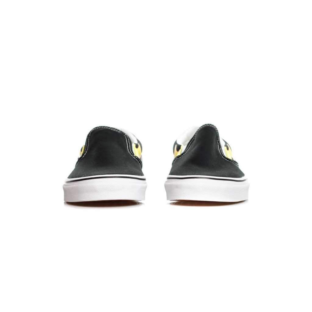 SCARPA BASSA CLASSIC SLIP-ON FLAME BLACK/BLACK/WHITE