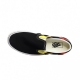 SCARPA BASSA CLASSIC SLIP-ON FLAME BLACK/BLACK/WHITE