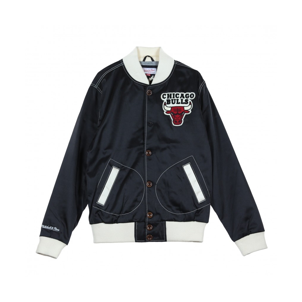 GIUBBOTTO HOMETOWN CHAMPS SATIN JACKET CHIBUL BLACK