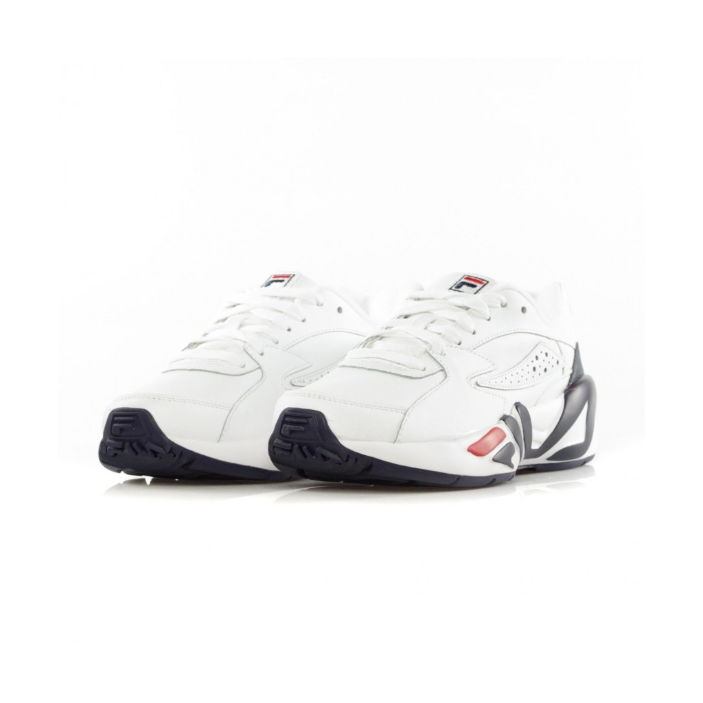 SCARPA BASSA MINDBLOWER WHITE/FILA NAVY/FILA RED