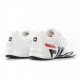 SCARPA BASSA MINDBLOWER WHITE/FILA NAVY/FILA RED