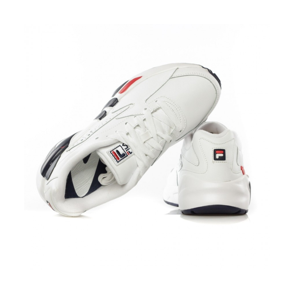 SCARPA BASSA MINDBLOWER WHITE/FILA NAVY/FILA RED