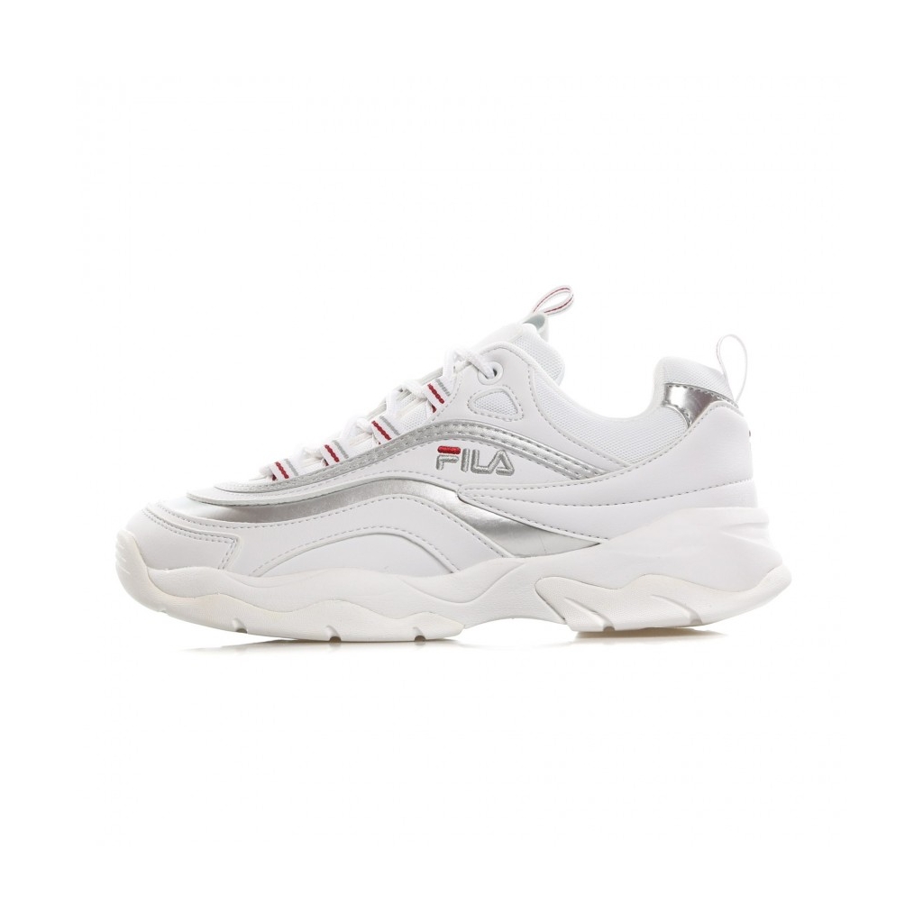 fila ray white silver