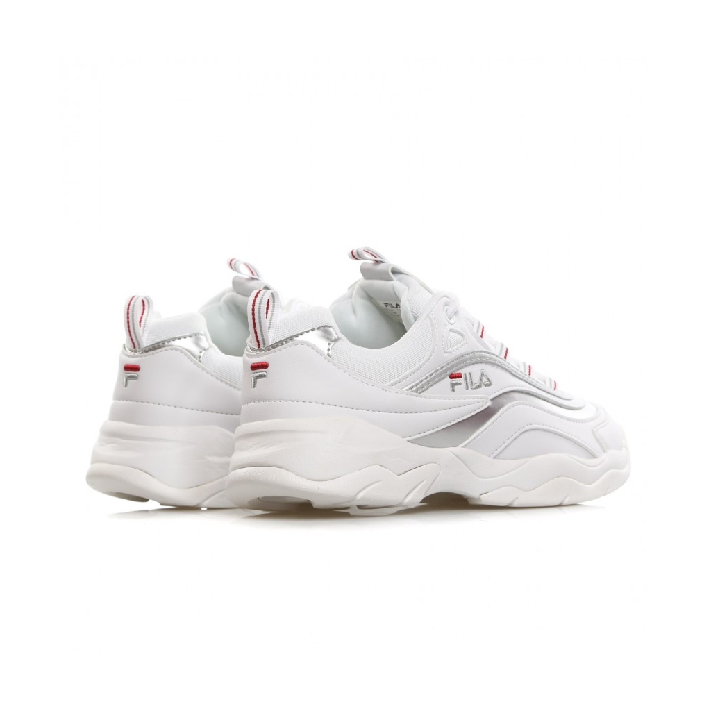 fila ray low silver