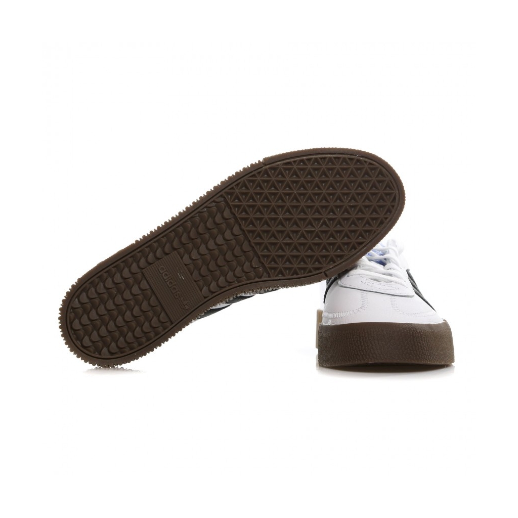 NIEDRIGER SCHUH SAMBAROSE W WEISS KERN SCHWARZ GUM5
