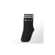 SOCKS SOLID CREW SOCK BLACK / WHITE