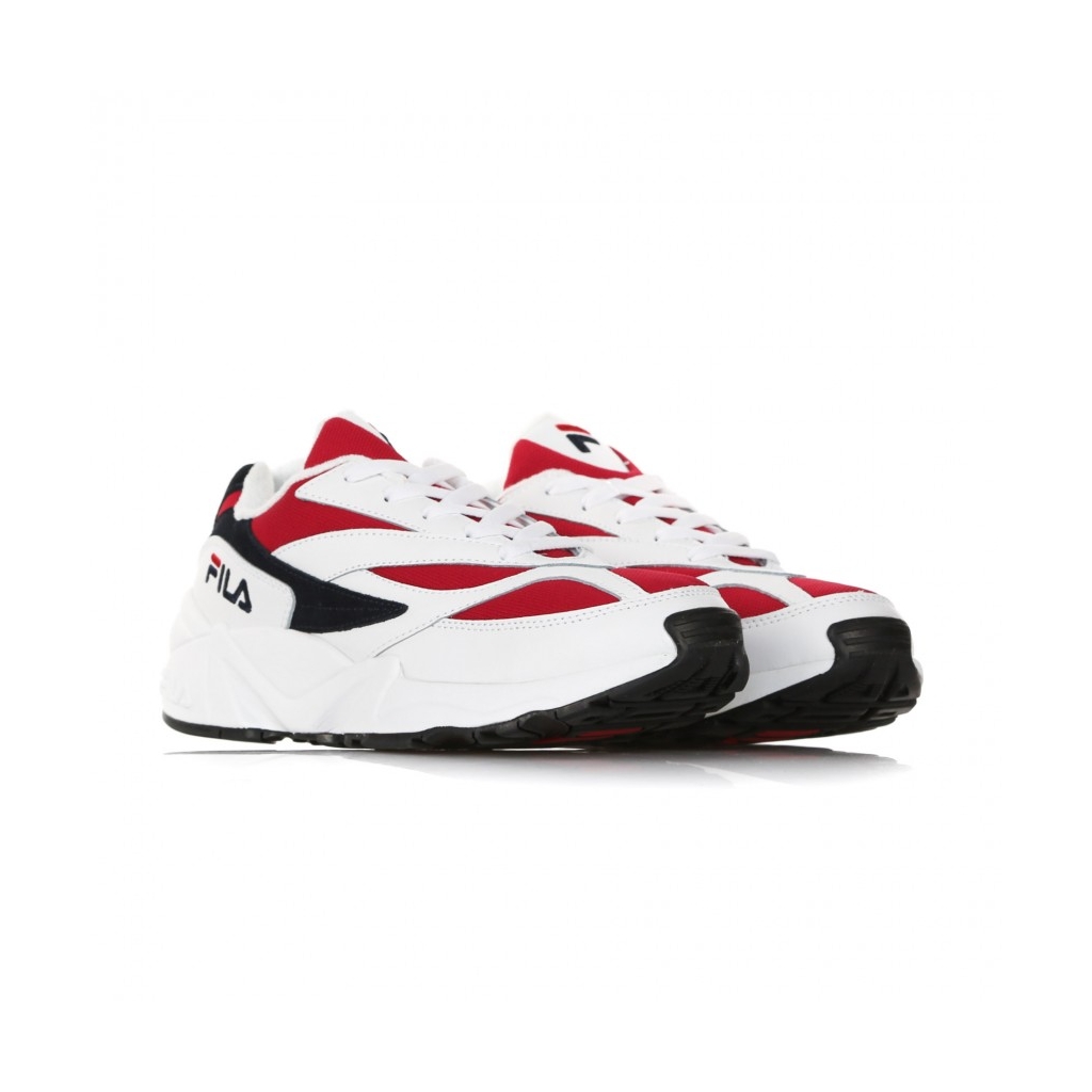 SCARPA BASSA FILA V94M LOW WHITE/FILA NAVY/FILA RED