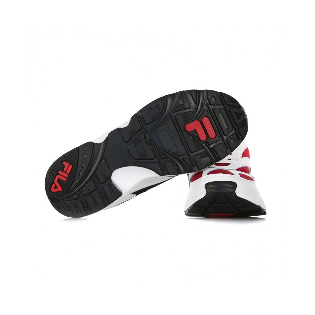 SCARPA BASSA FILA V94M LOW WHITE/FILA NAVY/FILA RED