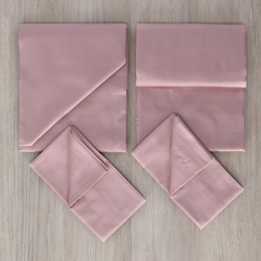Set Lenzuola letto singolo in raso di cotone egiziano 300 fili Margot