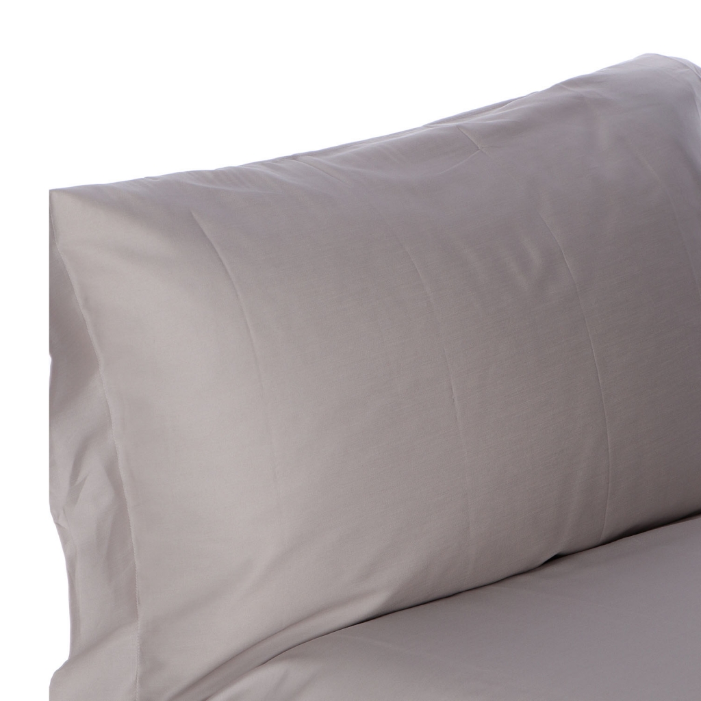 Set Lenzuola letto singolo in raso di cotone egiziano 300 fili Clacson