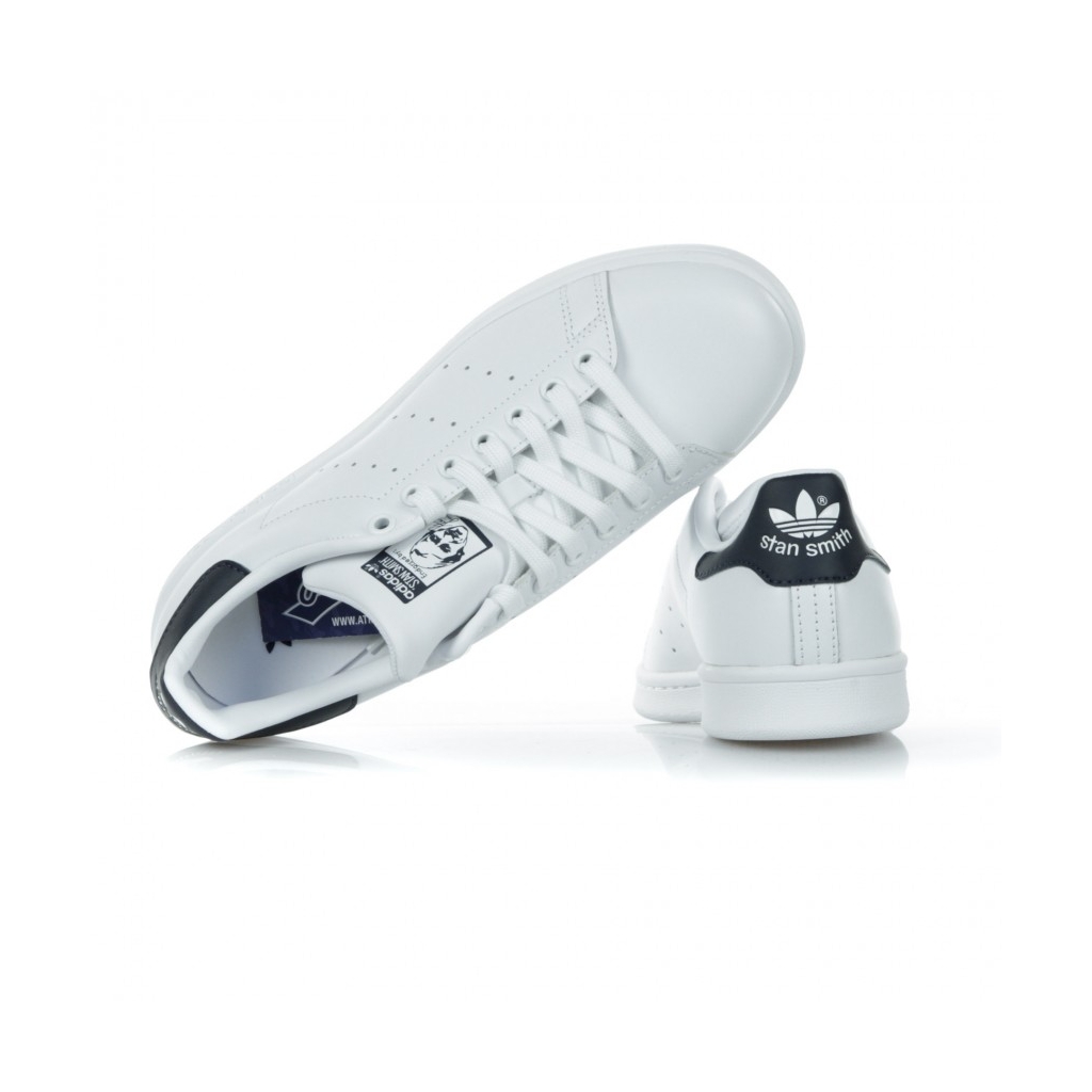 adidas stan smith core white dark blue