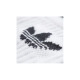 CALZE SOLID CREW SOCK WHITE/BLACK
