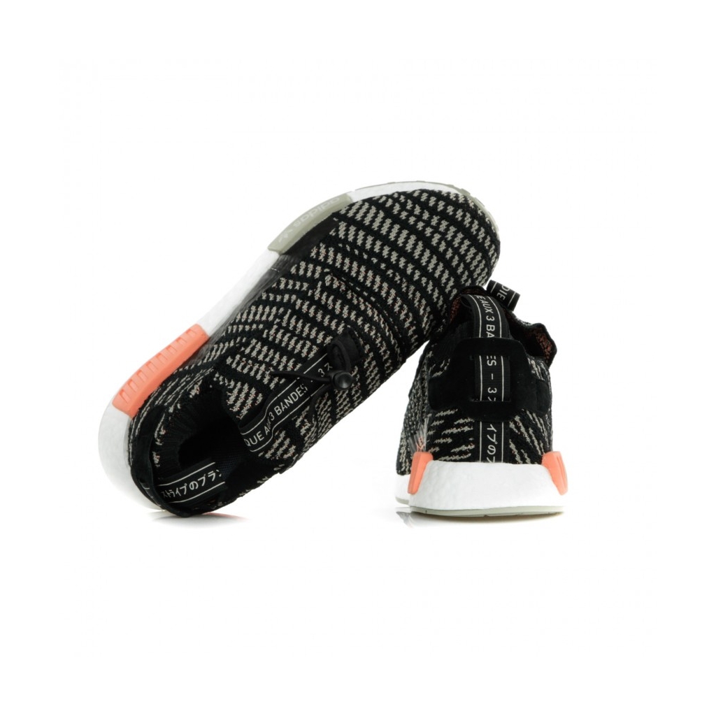 SCARPA BASSA NMD_TS1 PK GTX CORE BLACK/SESAME/CHALK CORAL