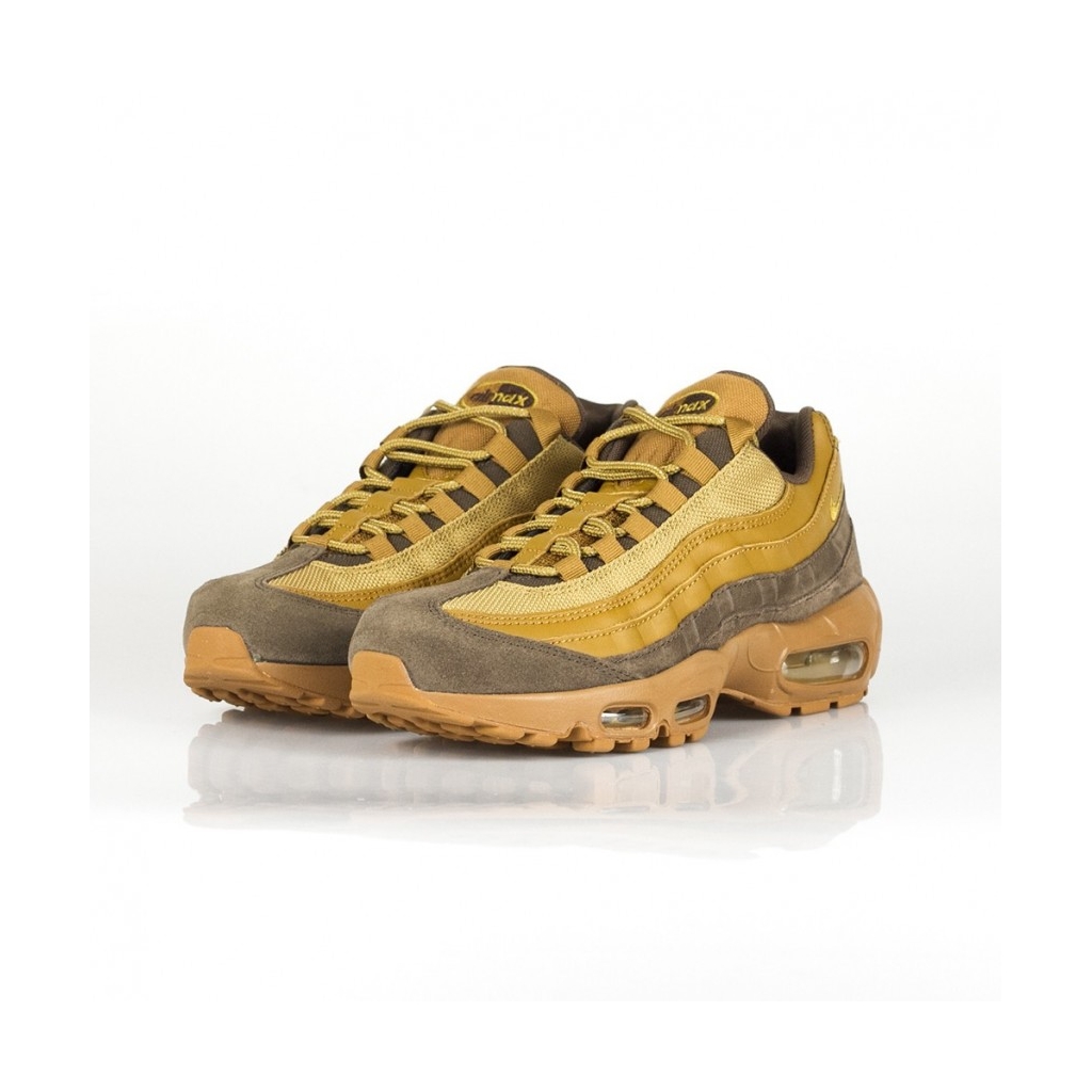 SCARPA BASSA AIR MAX 95 PRM BAROQUE BROWN/GOLDEN BEIGE