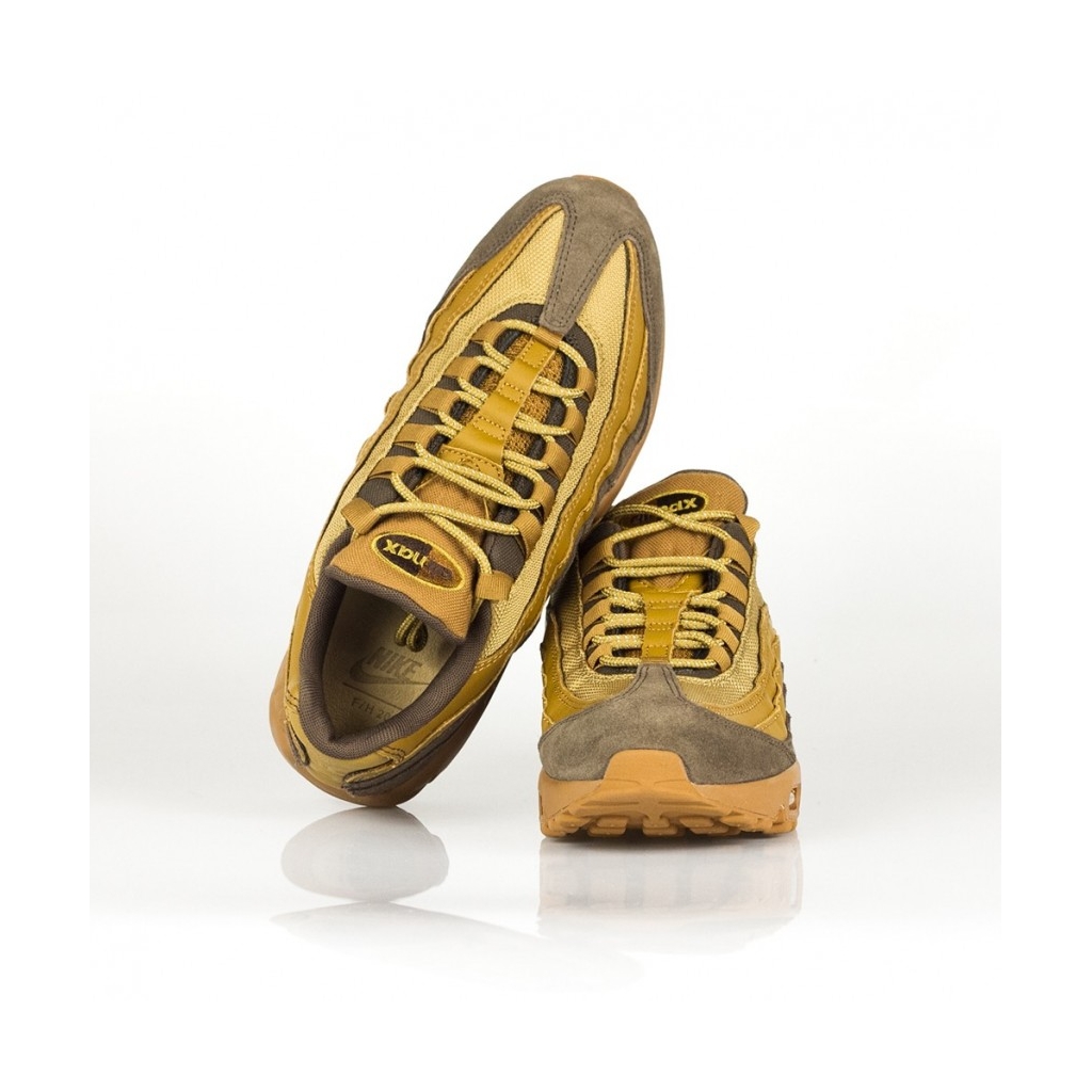 SCARPA BASSA AIR MAX 95 PRM BAROQUE BROWN/GOLDEN BEIGE