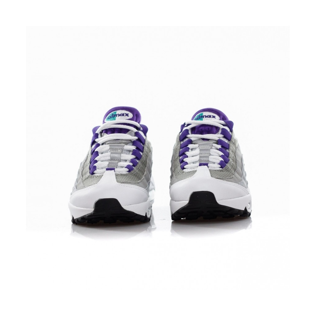 SCARPA BASSA WMNS AIR MAX 95 WHITE/COURT PURPLE