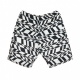 SHORT PANTS VW AOP SWOOSH SHORT WHITE / BLACK