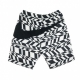 PANTALONE CORTO VW AOP SWOOSH SHORT WHITE/BLACK