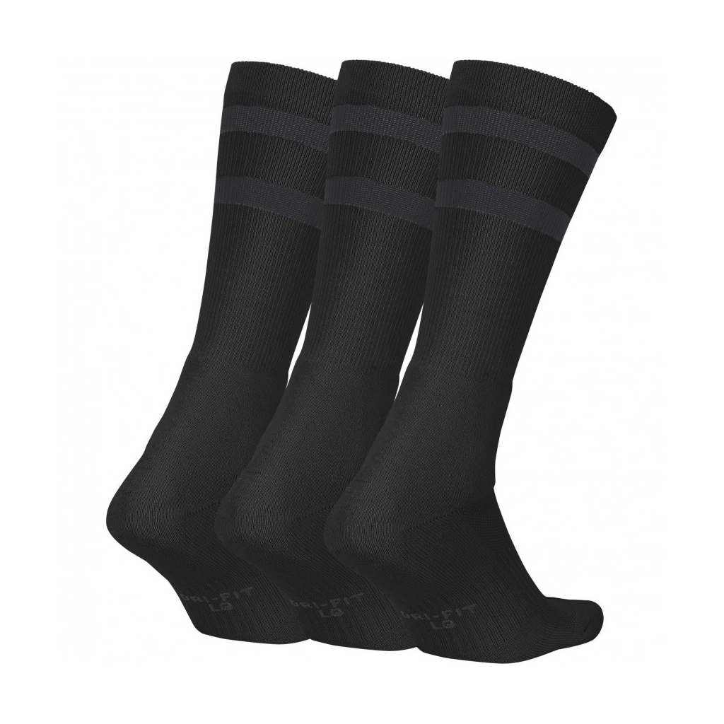 CALZE 3 PPK CREW SOCKS BLACK/ANTHRACITE