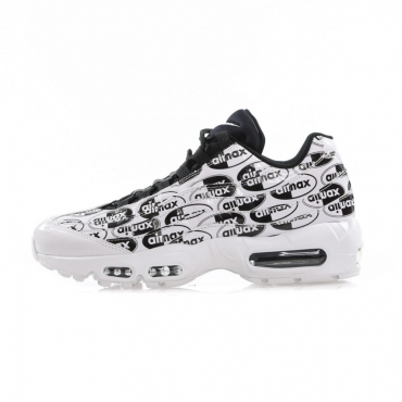 SCARPA BASSA AIR MAX 95 PRM WHITE/WHITE/BLACK