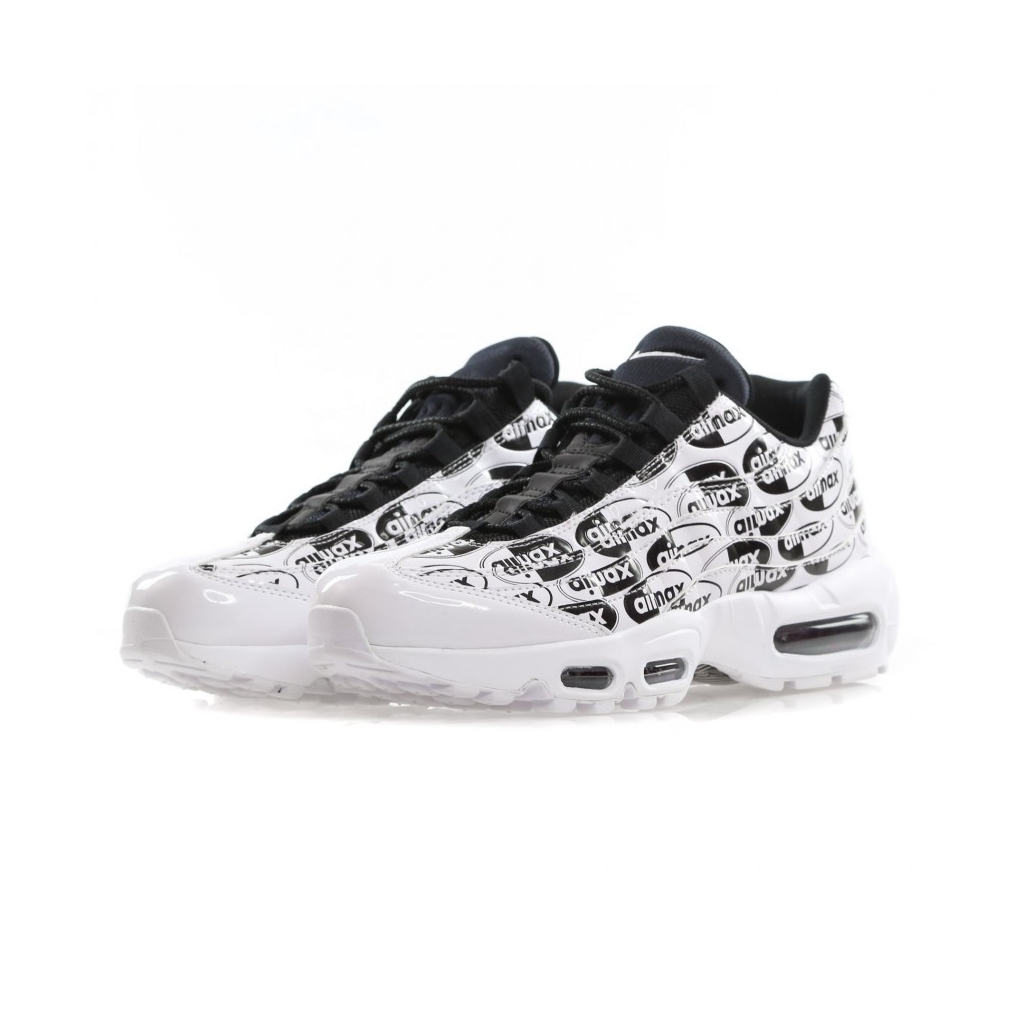 SCARPA BASSA AIR MAX 95 PRM WHITE/WHITE/BLACK