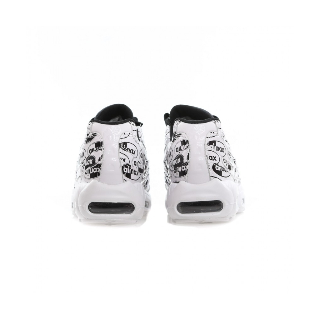 SCARPA BASSA AIR MAX 95 PRM WHITE/WHITE/BLACK