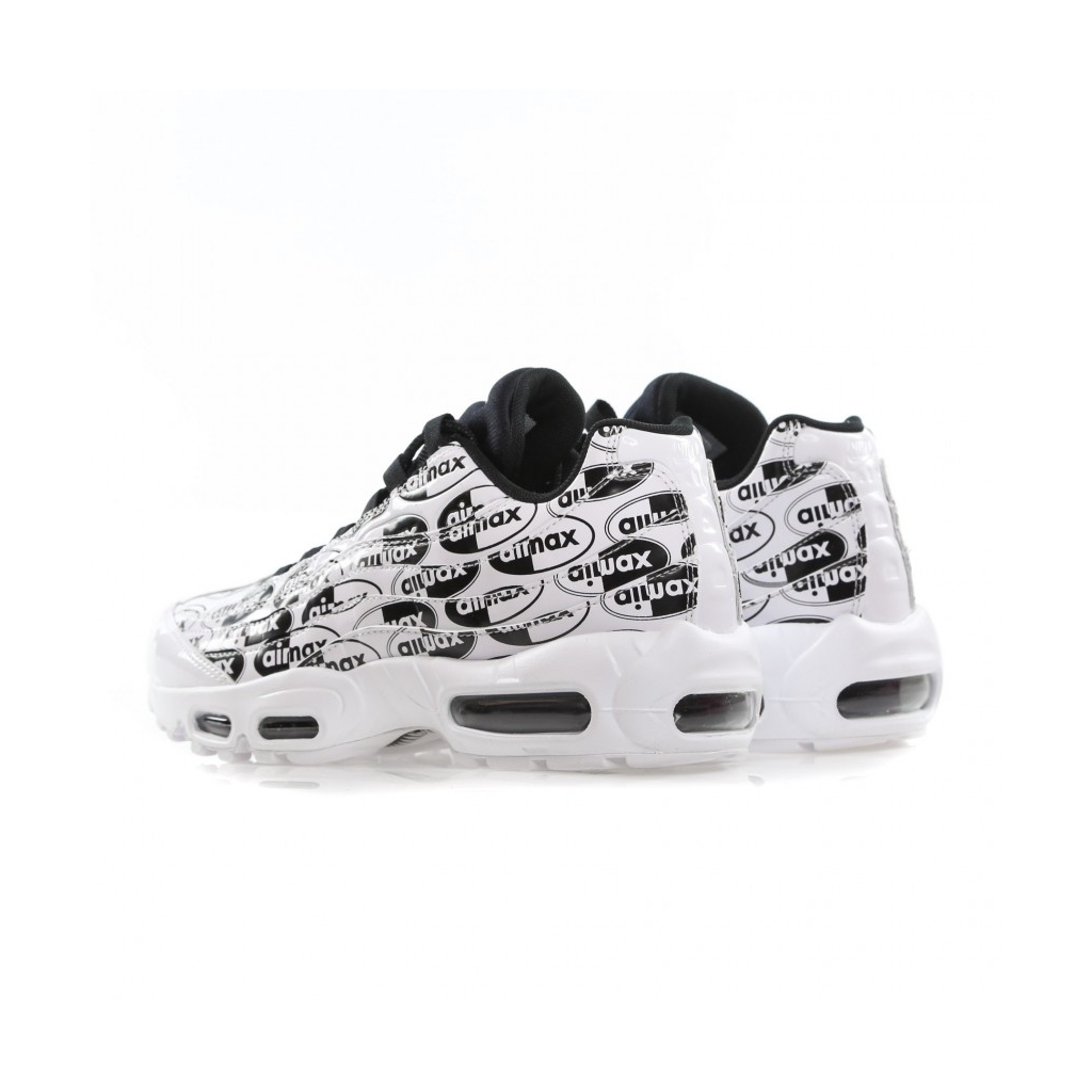 SCARPA BASSA AIR MAX 95 PRM WHITE/WHITE/BLACK