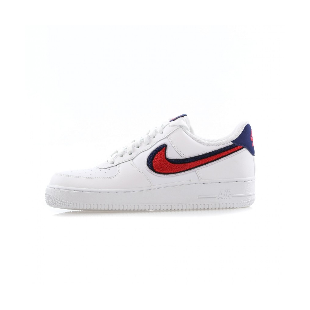 air force 1 lv8 white red blue