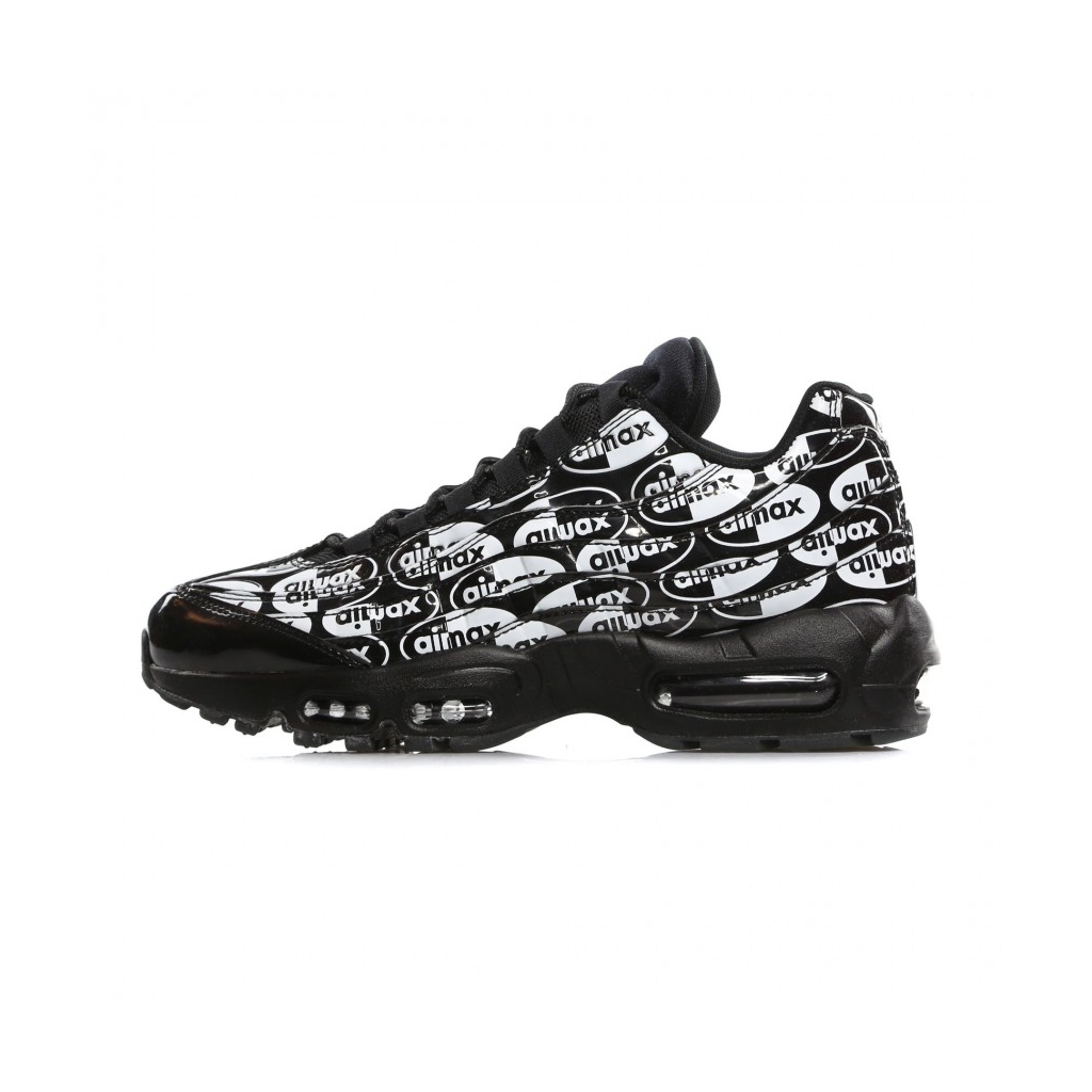 SCARPA BASSA AIR MAX 95 PRM BLACK/BLACK/WHITE