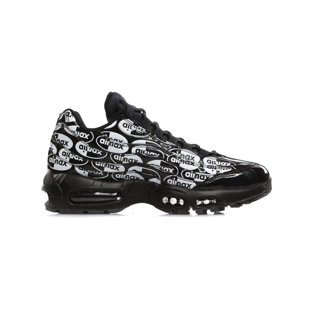 SCARPA BASSA AIR MAX 95 PRM BLACK/BLACK/WHITE