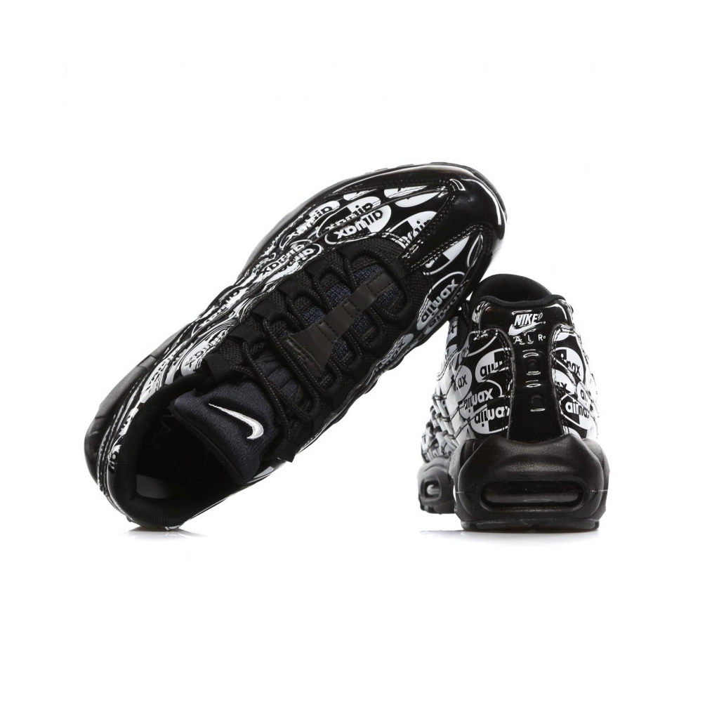 SCARPA BASSA AIR MAX 95 PRM BLACK/BLACK/WHITE