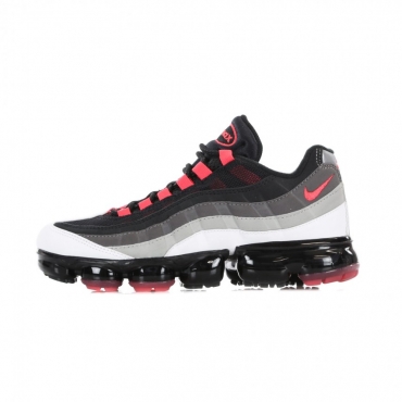 SCARPA BASSA AIR VAPORMAX 95 WHITE/HOT RED/DK PEWTER/GRANITE