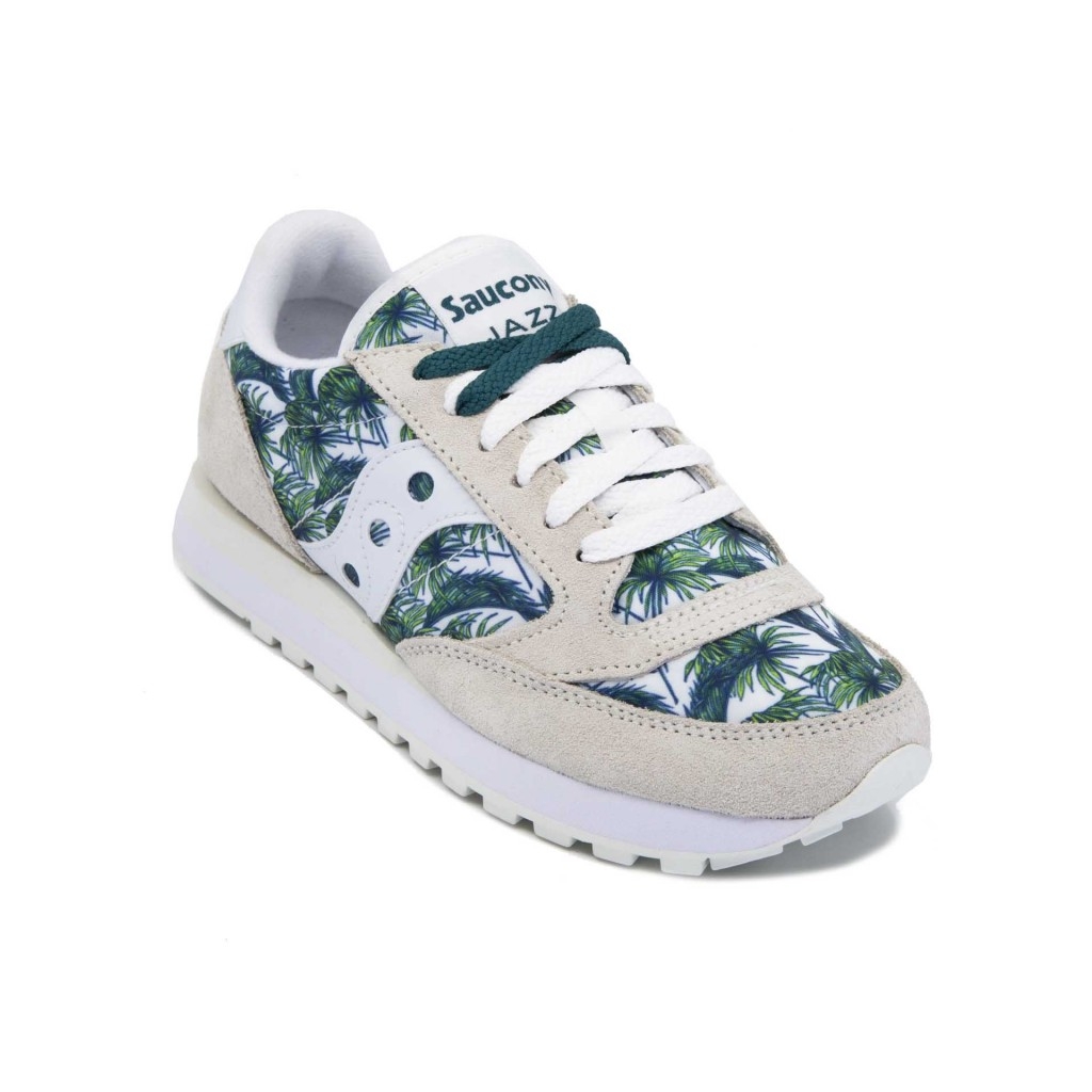 SAUCONY ORIGINALS - Sneakers Jazz O bianche e floreali WHITE/FLORAL |  Bowdoo.com