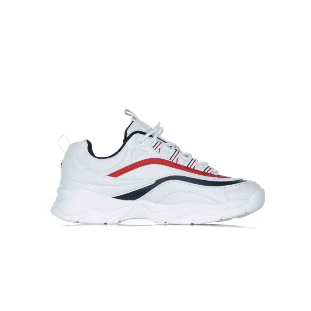 SCARPA BASSA RAY LOW WMN WHITE/FILA NAVY/FILA RED