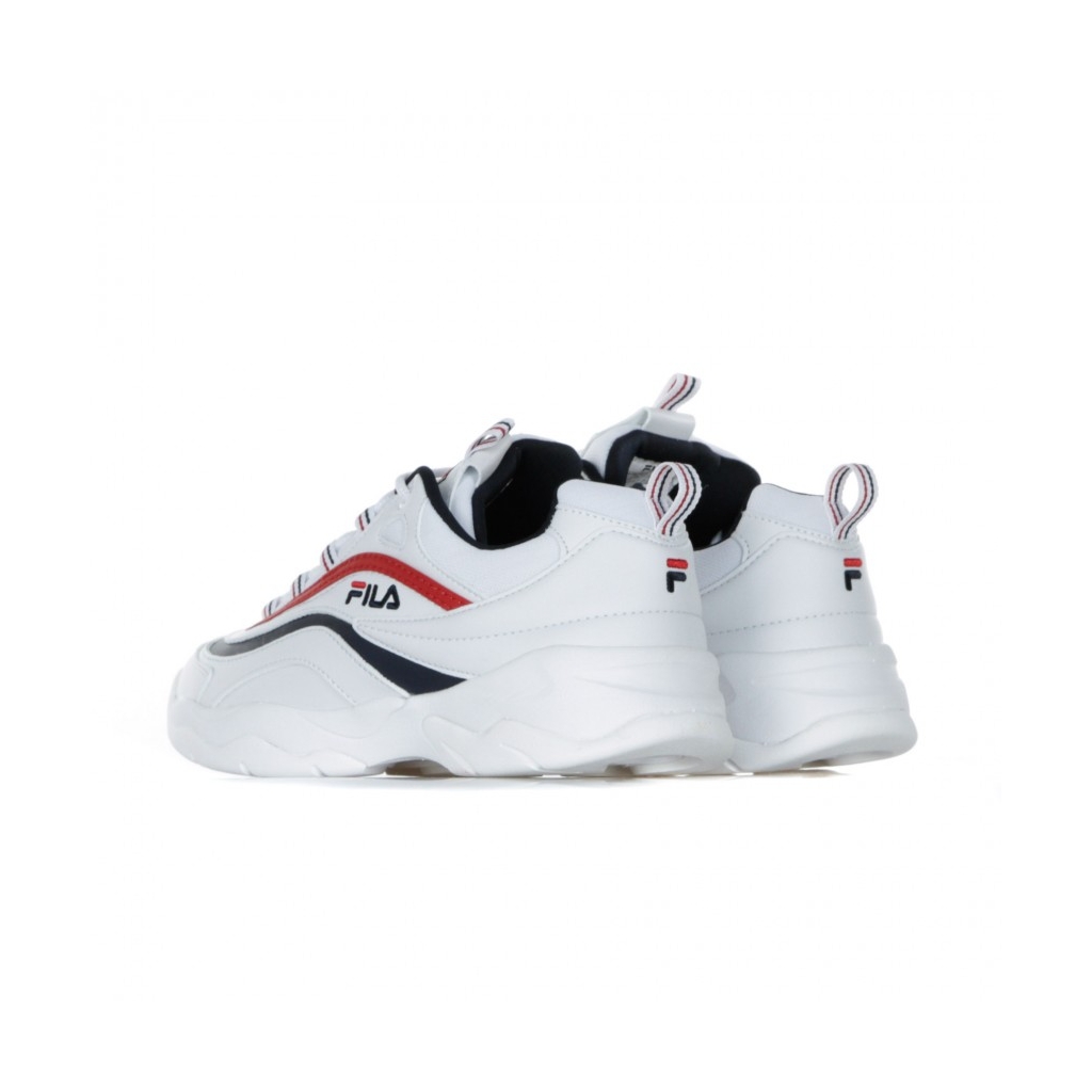 SCARPA BASSA RAY LOW WMN WHITE/FILA NAVY/FILA RED