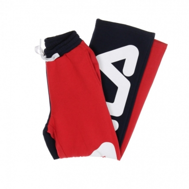 PANTALONE TUTA BARBARA COLOUR BLOCK FLARED PEACOAT/RED