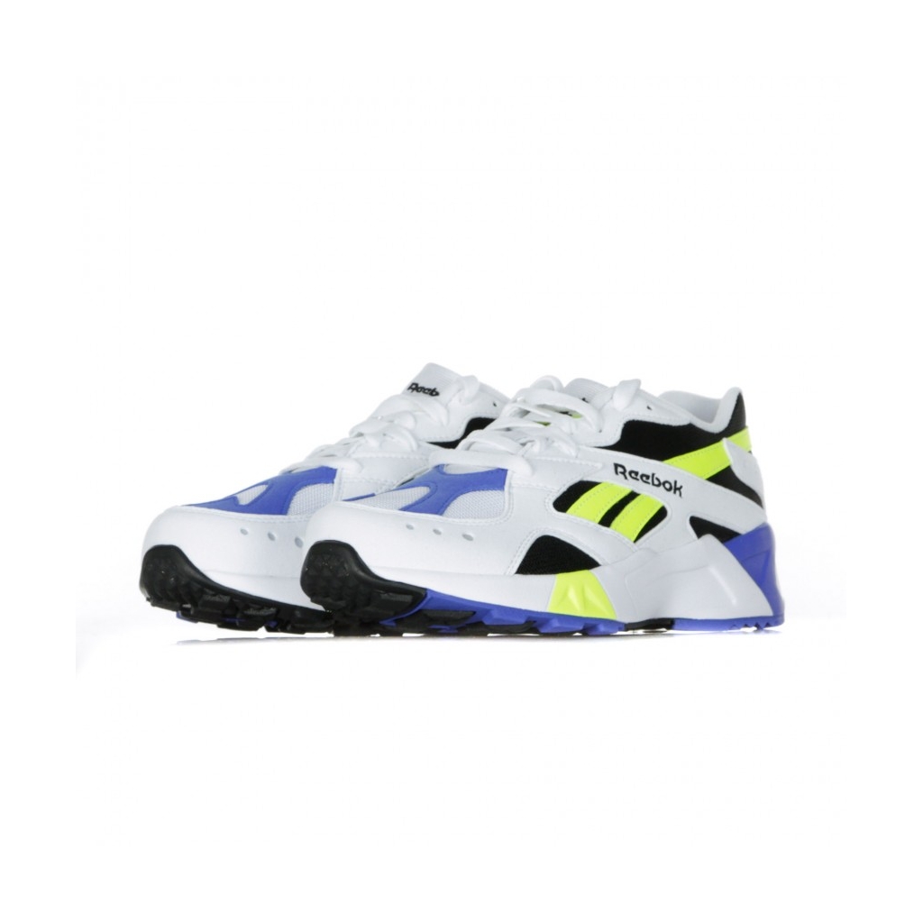 SCARPA BASSA AZTREK WHITE/BLACK/COBALT/YELLOW